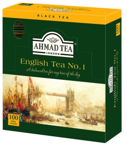 Ahmad Tea English Tea No. 1 - 100 Teebeutel  2g