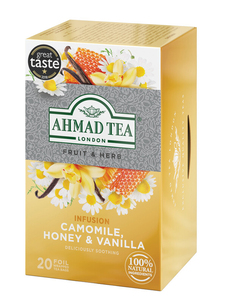 Ahmad Tea Camomile, Honey & Vanilla 20 Teebeutel  1,5g