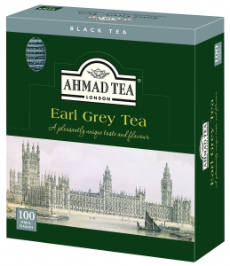 Ahmad Tea Earl Grey Tea 100 Teebeutel à 2g einzeln verpackt