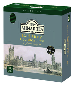 Ahmad Tea Earl Grey Decaffeinated 100 Teebeutel à 2g